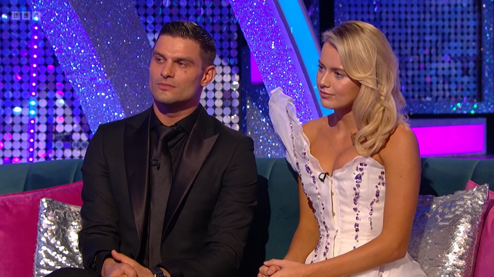 Aljaz Skorjanec and Tasha Ghouri on It Takes Two