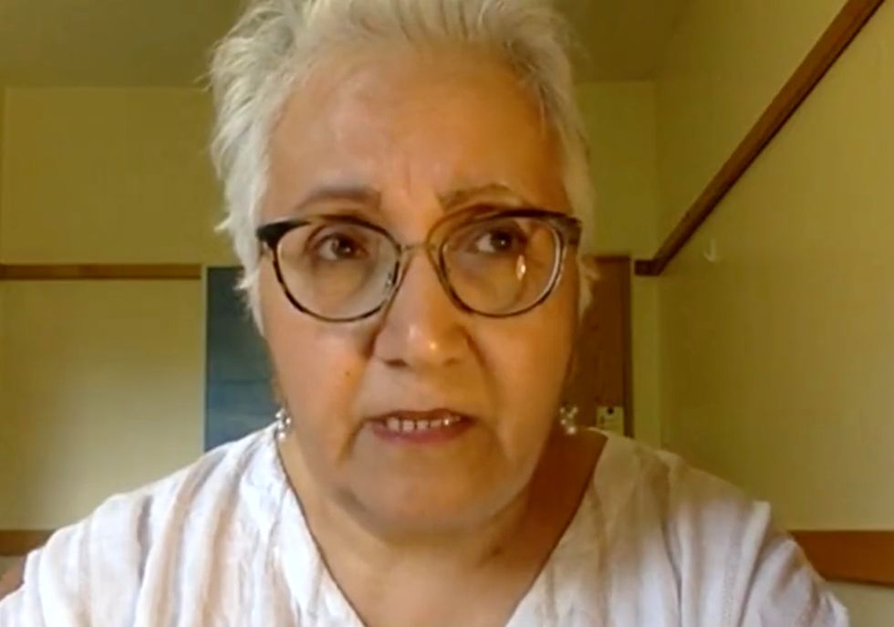 Alka Sehgal Cuthbert speaking on GB News