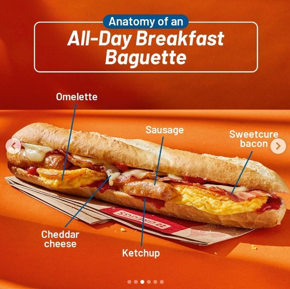 All Day Breakfast Baguette