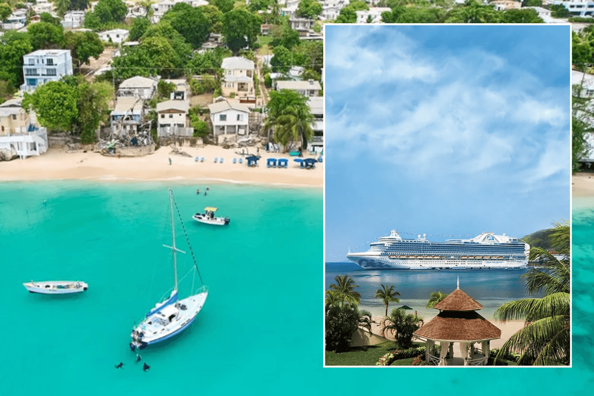 Alleynes Bay, Barbados / Crown Princess in the Caribbean