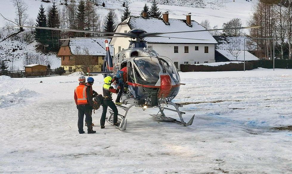 Alps rescue mission