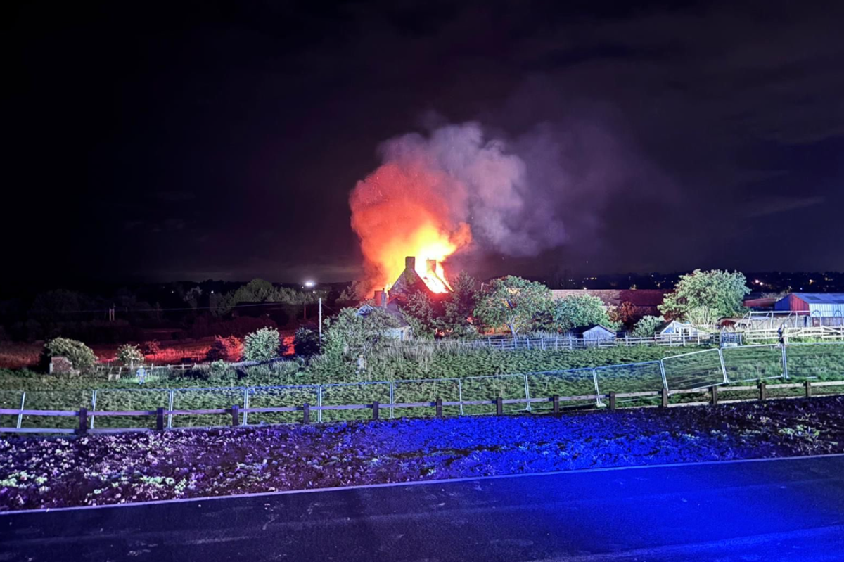 Althorp farmhouse fire
