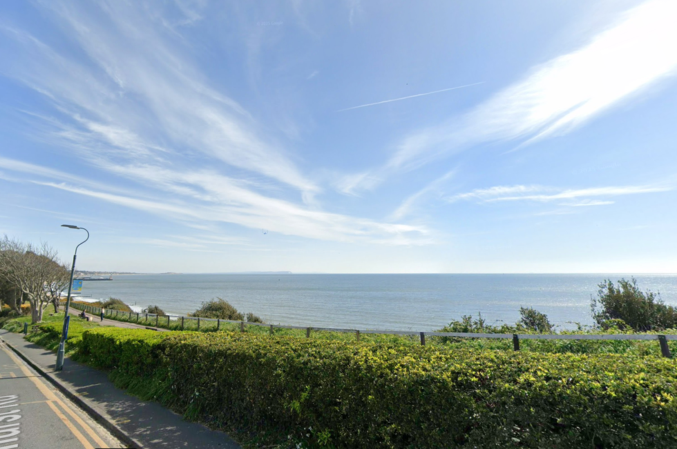 Alum Chine beach in Dorset