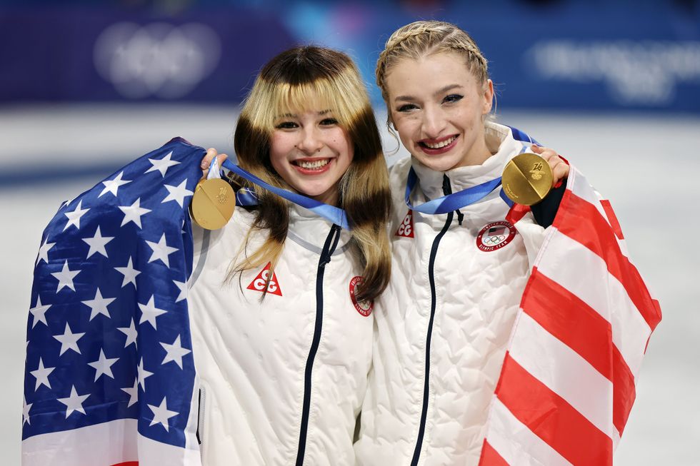 Alysia Liu and Amber Glenn, WInter Olympics