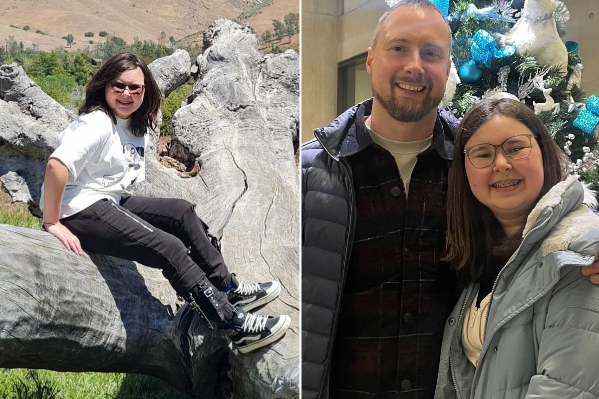 Alyssa Tapley WITH FATHER jAMES TAPLEY