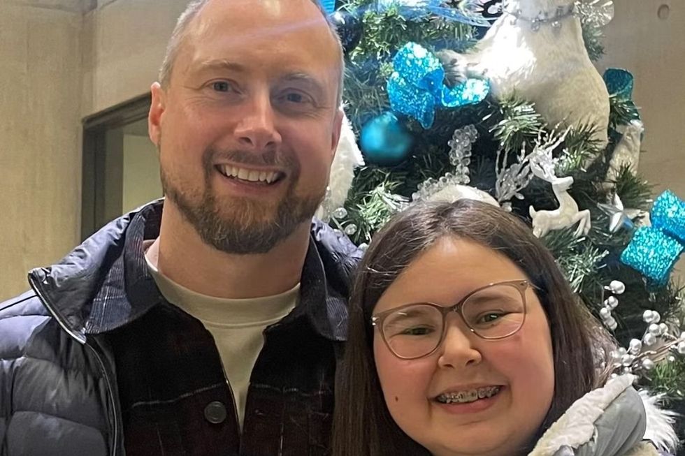 Alyssa Tapley WITH FATHER jAMES TAPLEY
