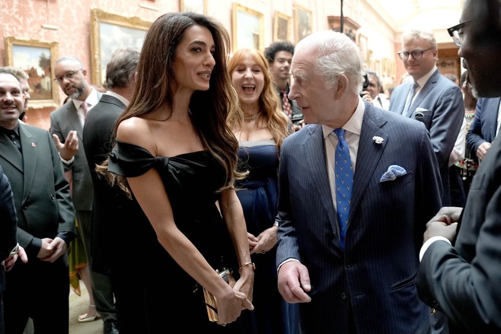 Amal Clooney and King Charles