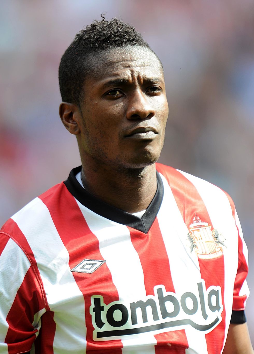 Amamoah Gyan's fortune crumbled and now he only has \u00a3600 in his account