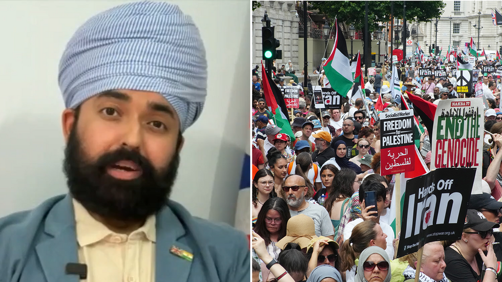 Aman Bhogal and pro-Palestine demonstrations