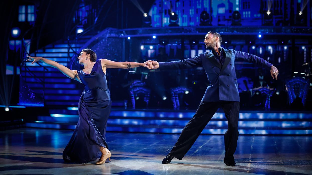 Amanda Abbington and Giovanni Pernice