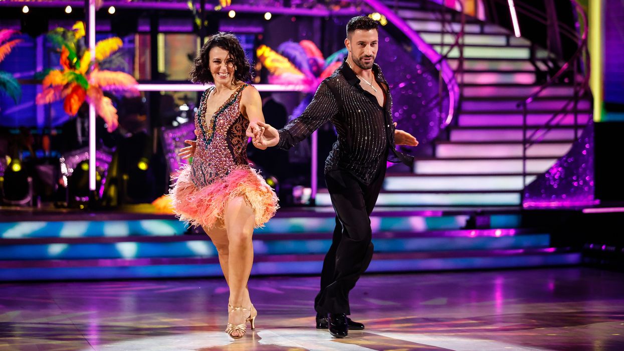 Amanda Abbington and Giovanni Pernice
