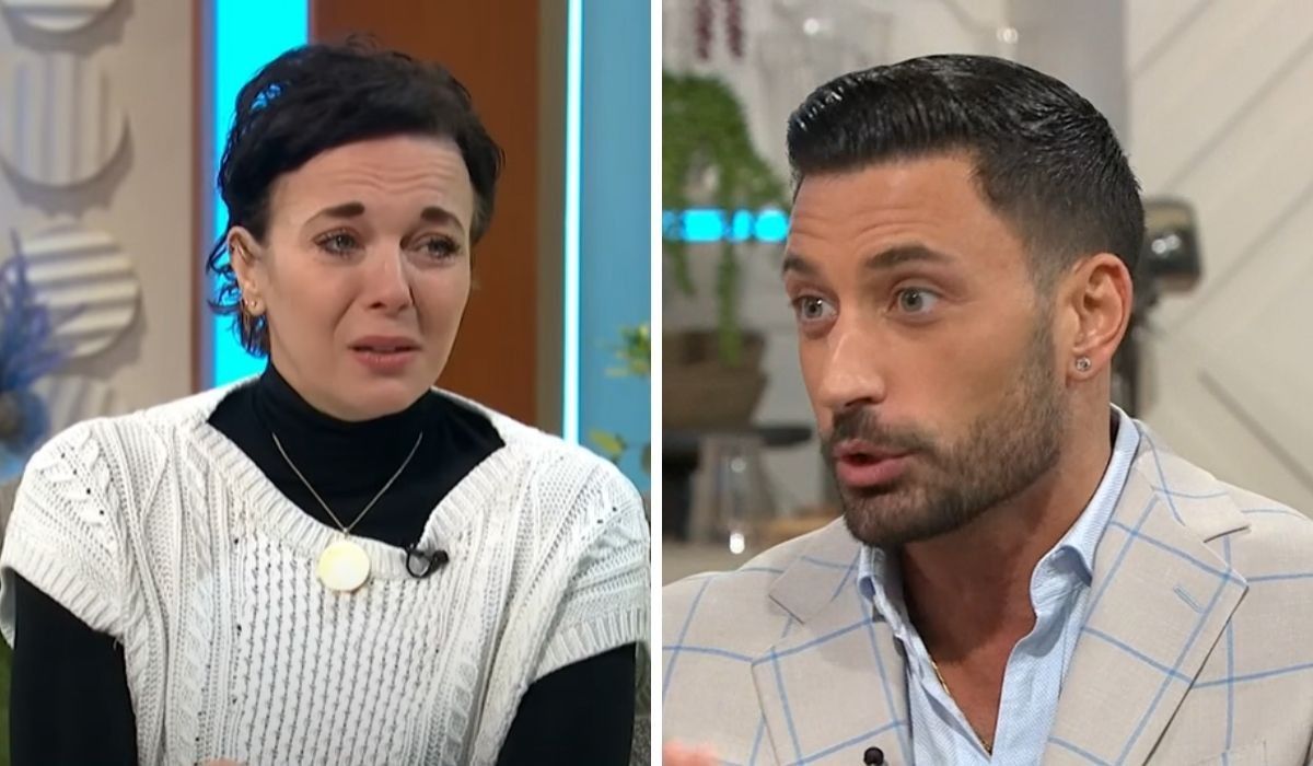 Amanda Abbington and Giovanni Pernice