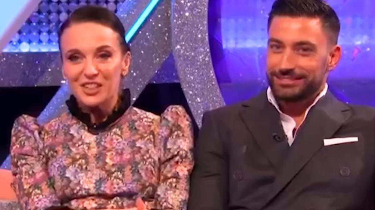 Amanda Abbington and Giovanni Pernice