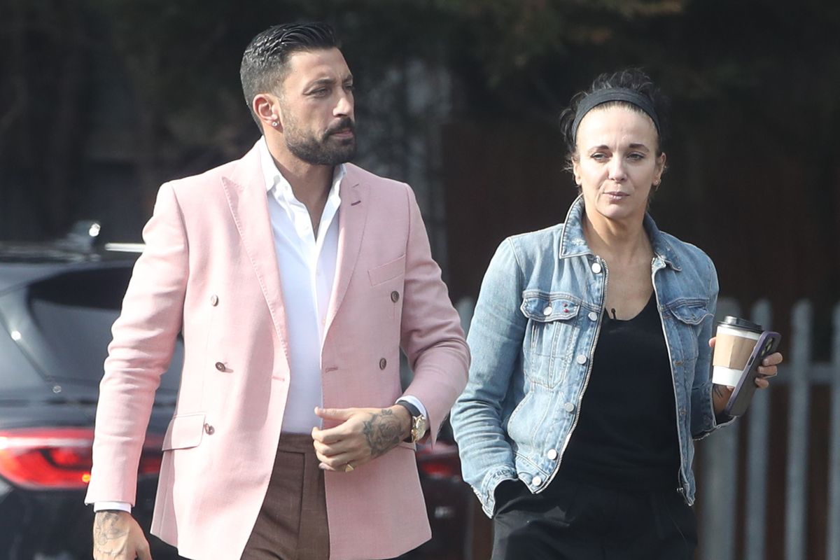 Amanda Abbington and Giovanni Pernice
