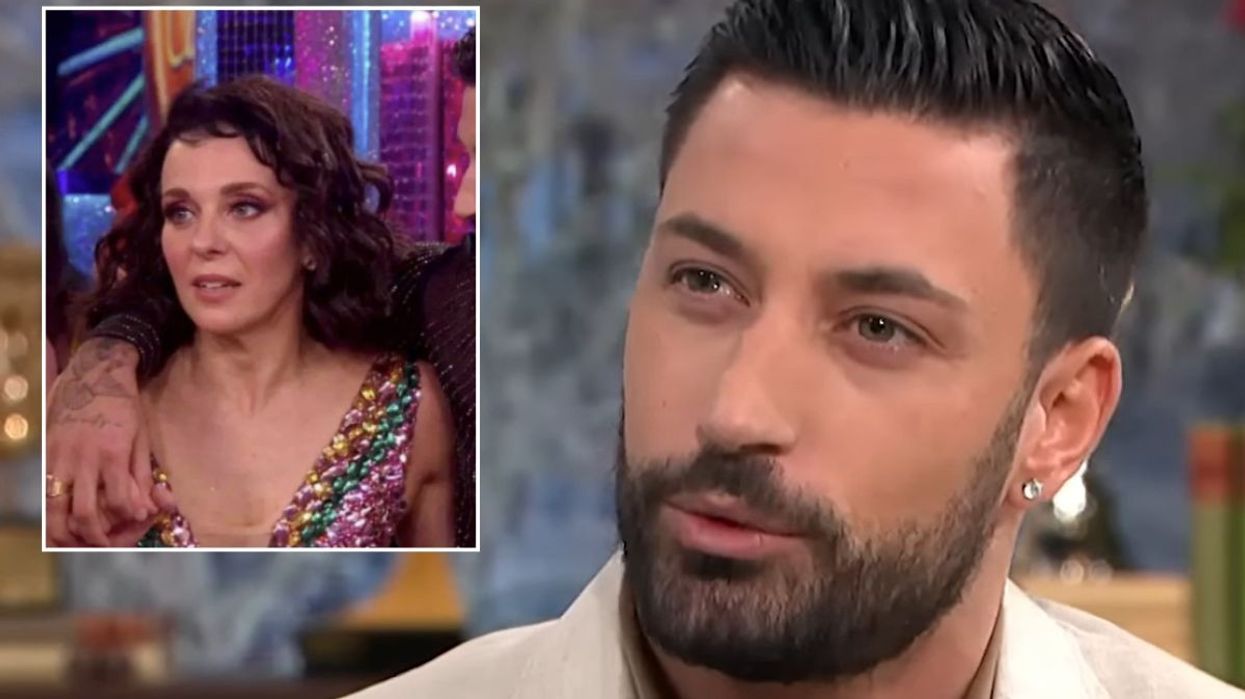 Amanda Abbington and Giovanni Pernice