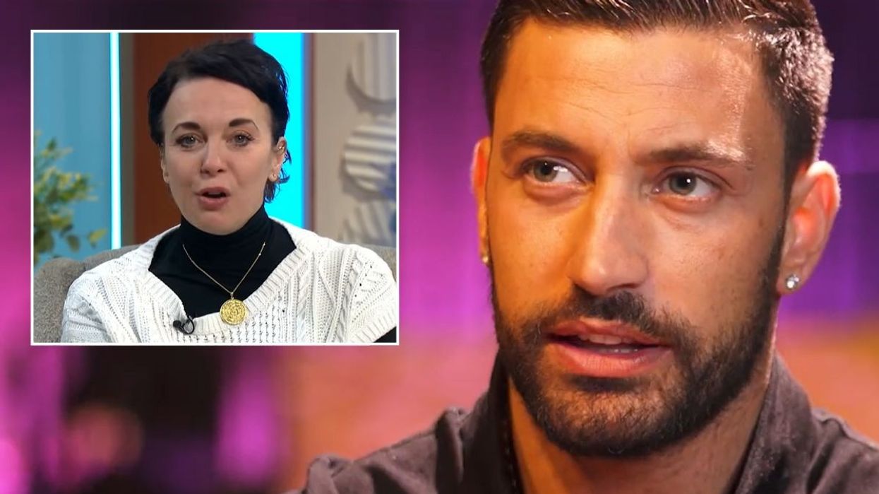Amanda Abbington and Giovanni Pernice