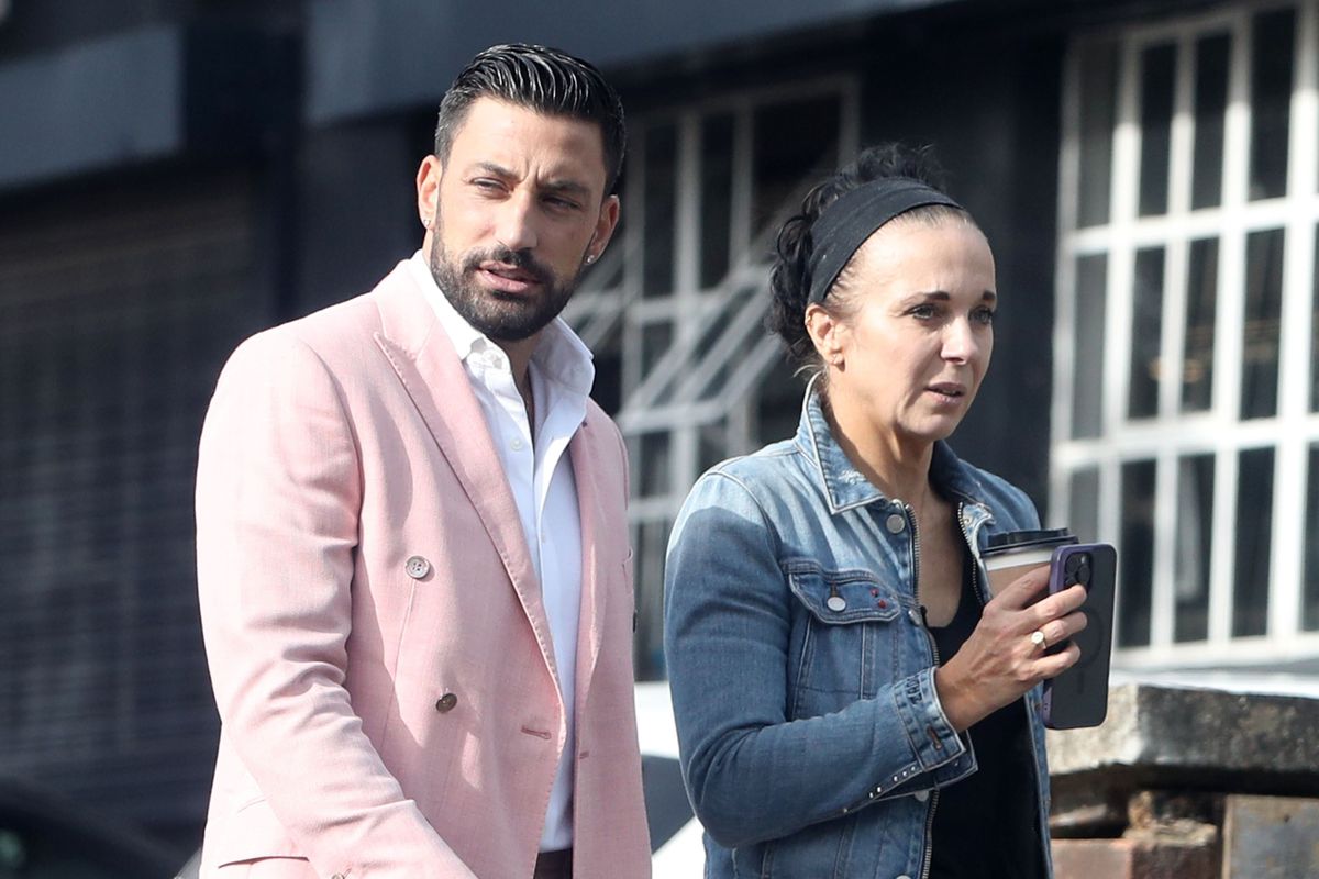 Amanda Abbington and Giovanni Pernice