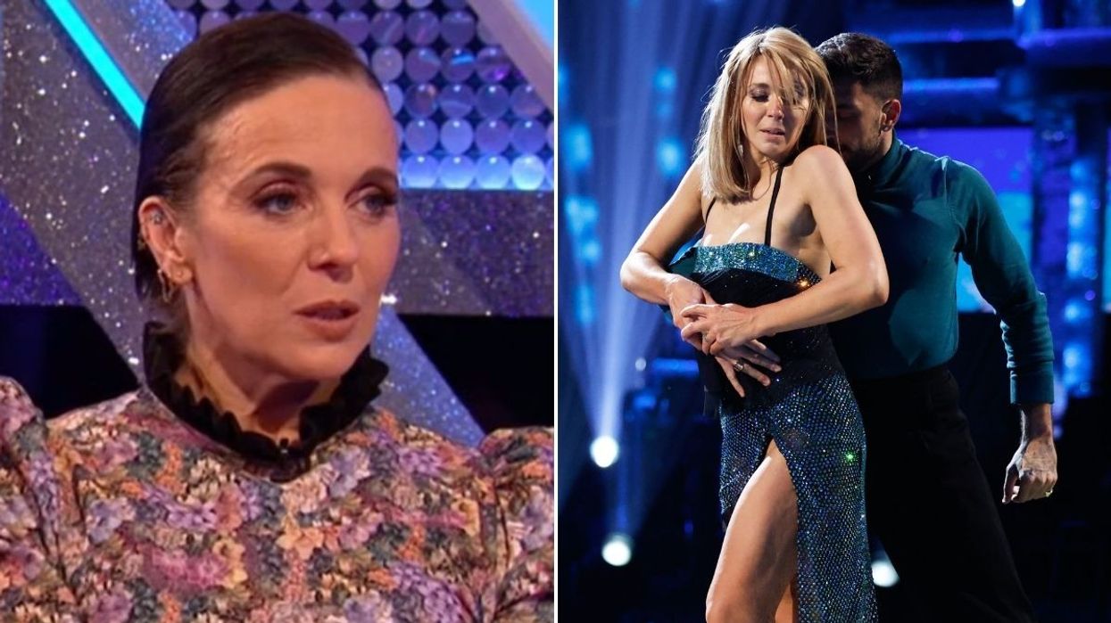 Amanda Abbington and Giovanni Pernice