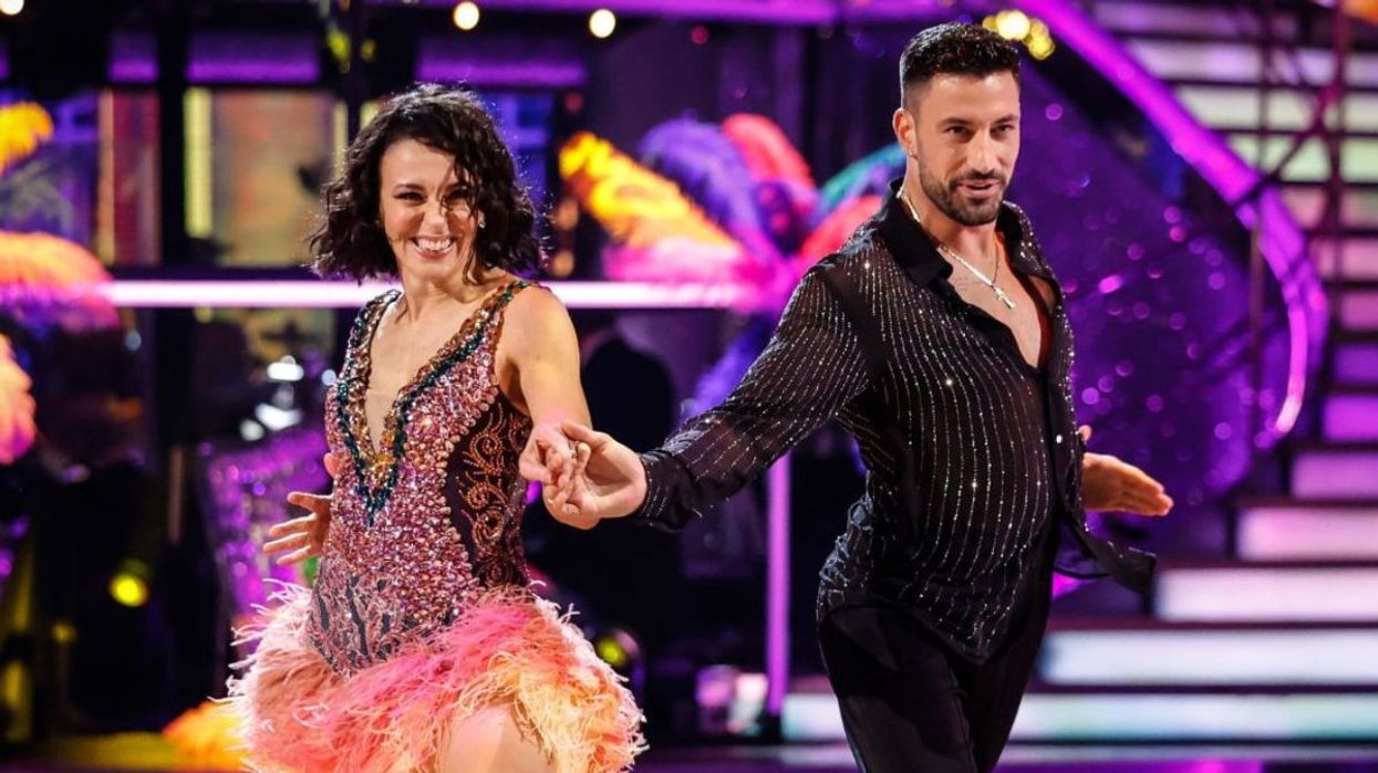 Amanda Abbington and Giovanni Pernice