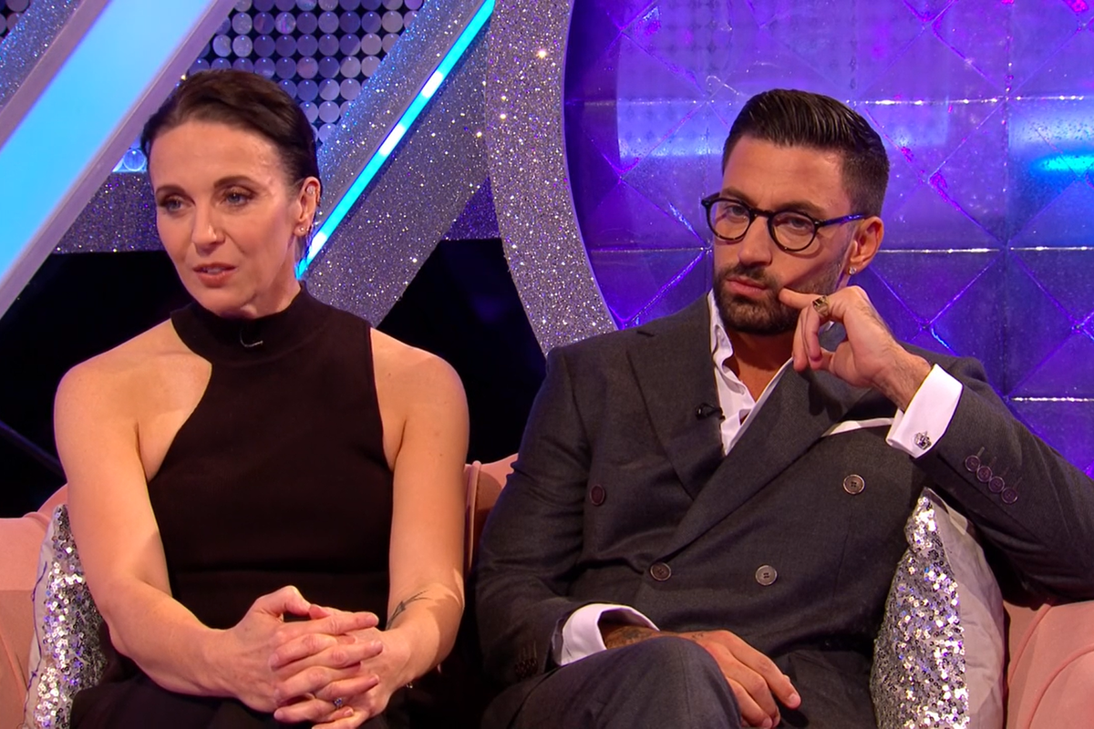 Amanda Abbington and Giovanni Pernice