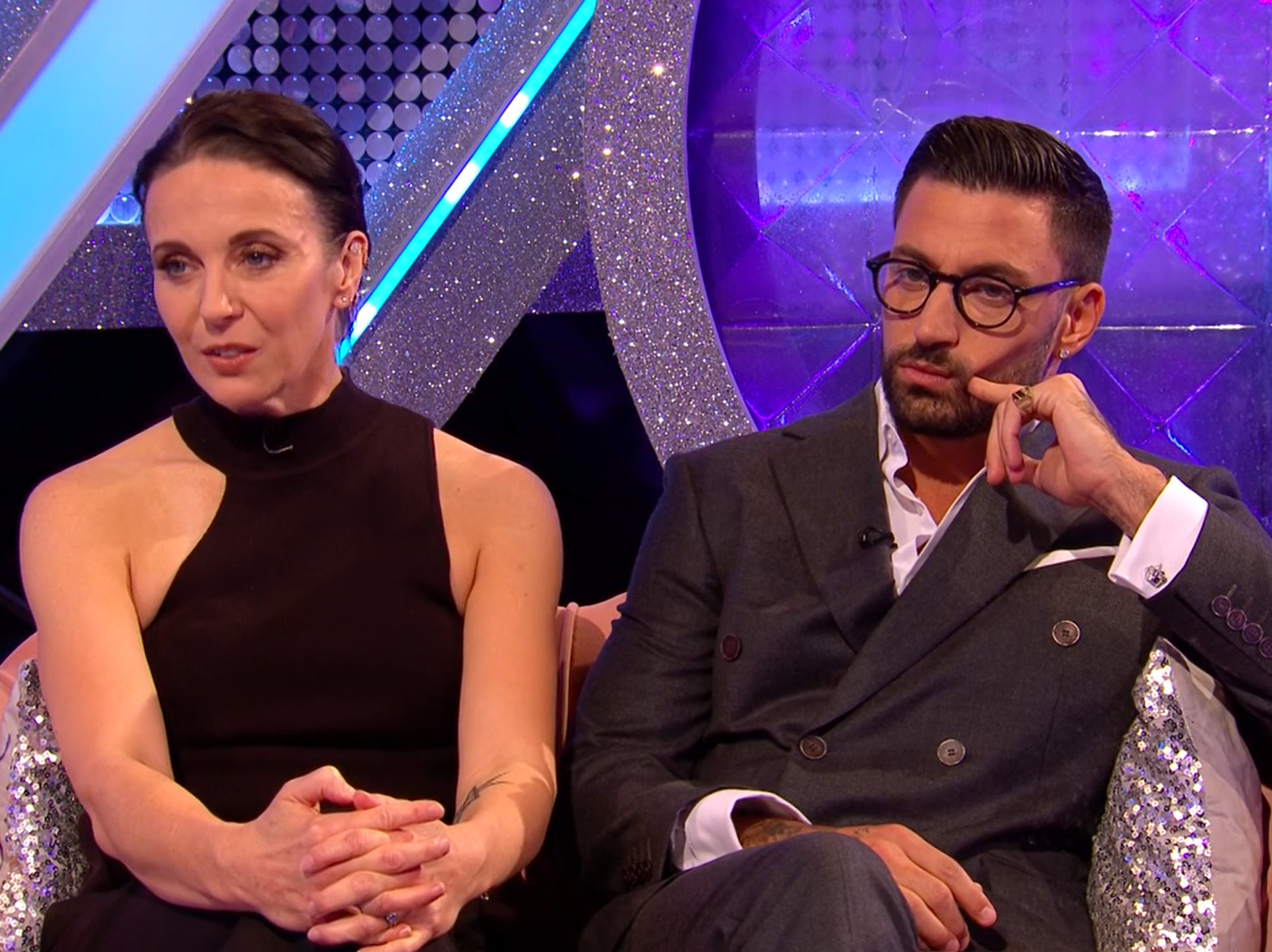 Amanda Abbington and Giovanni Pernice