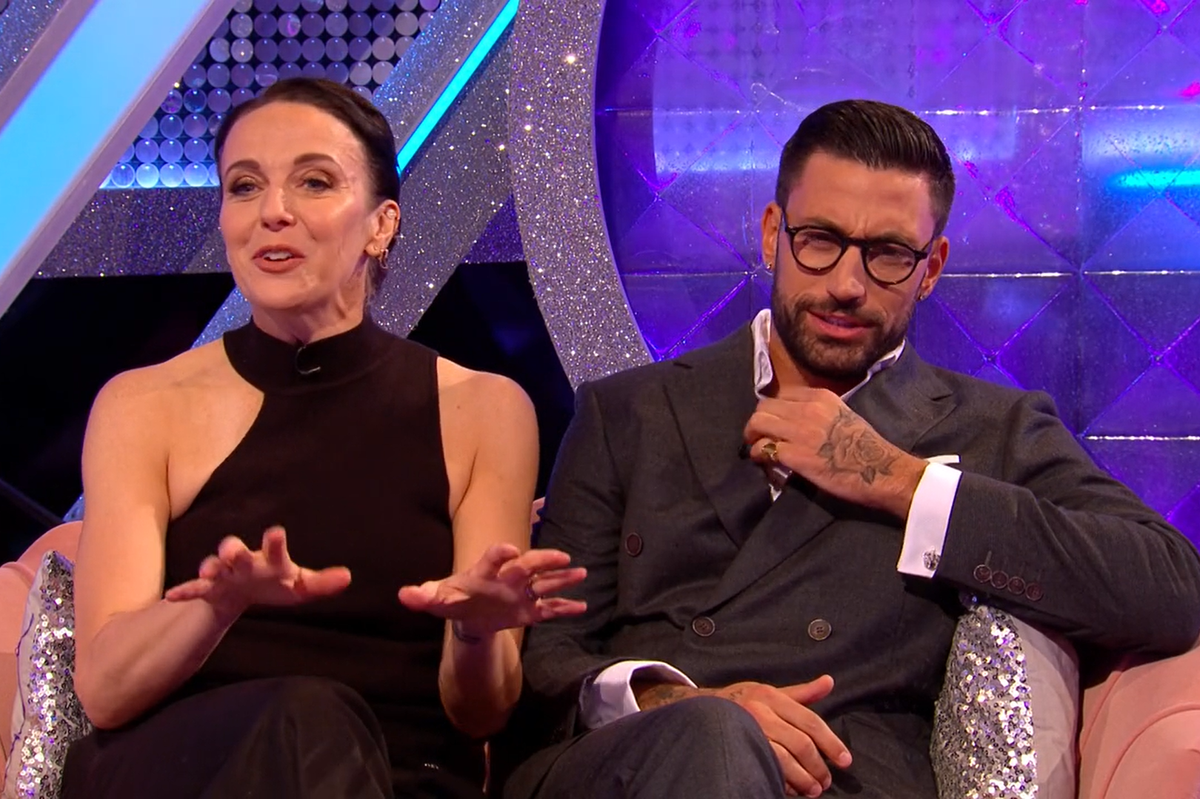 Amanda Abbington and Giovanni Pernice