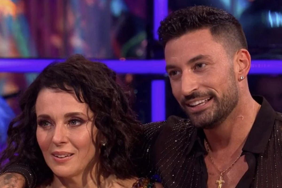 Amanda Abbington and Giovanni Pernice