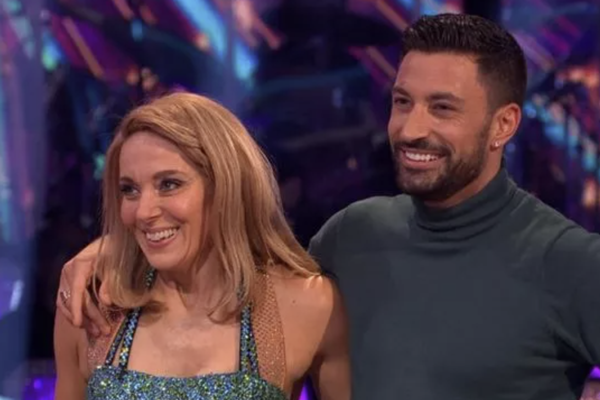 Amanda Abbington and Giovanni Pernice