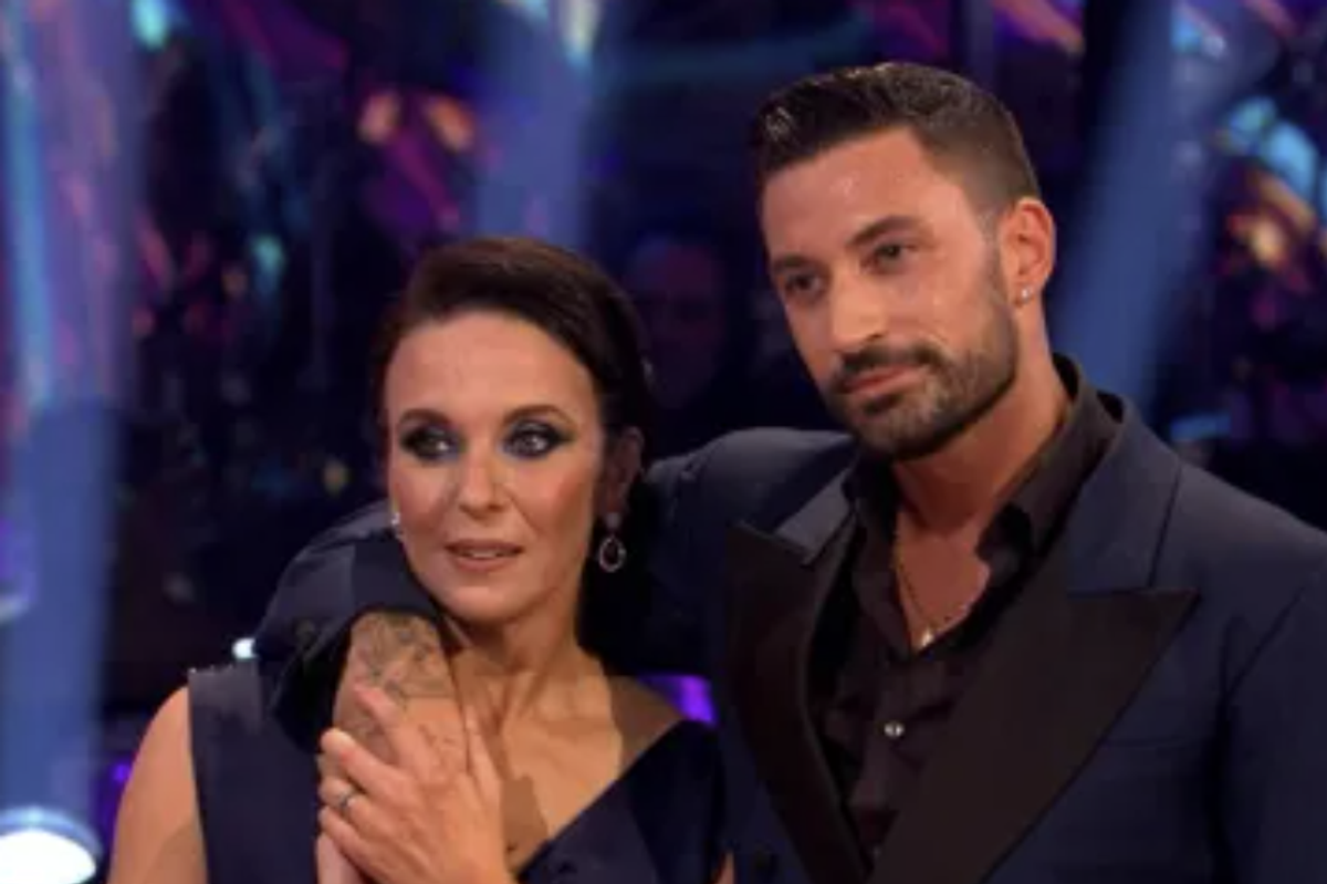 Amanda Abbington and Giovanni Pernice