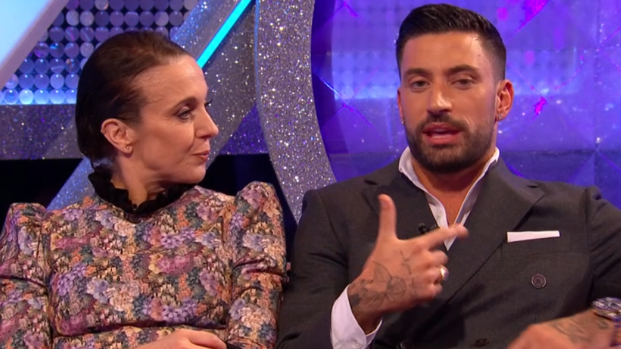 Amanda Abbington and Giovanni Pernice