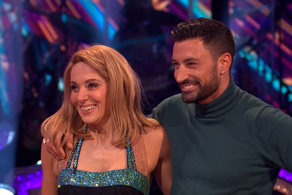 Amanda Abbington and Giovanni Pernice