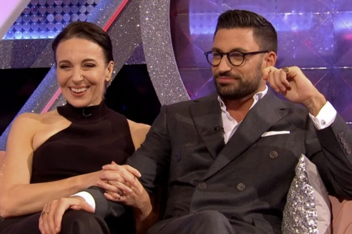 Amanda Abbington and Giovanni Pernice