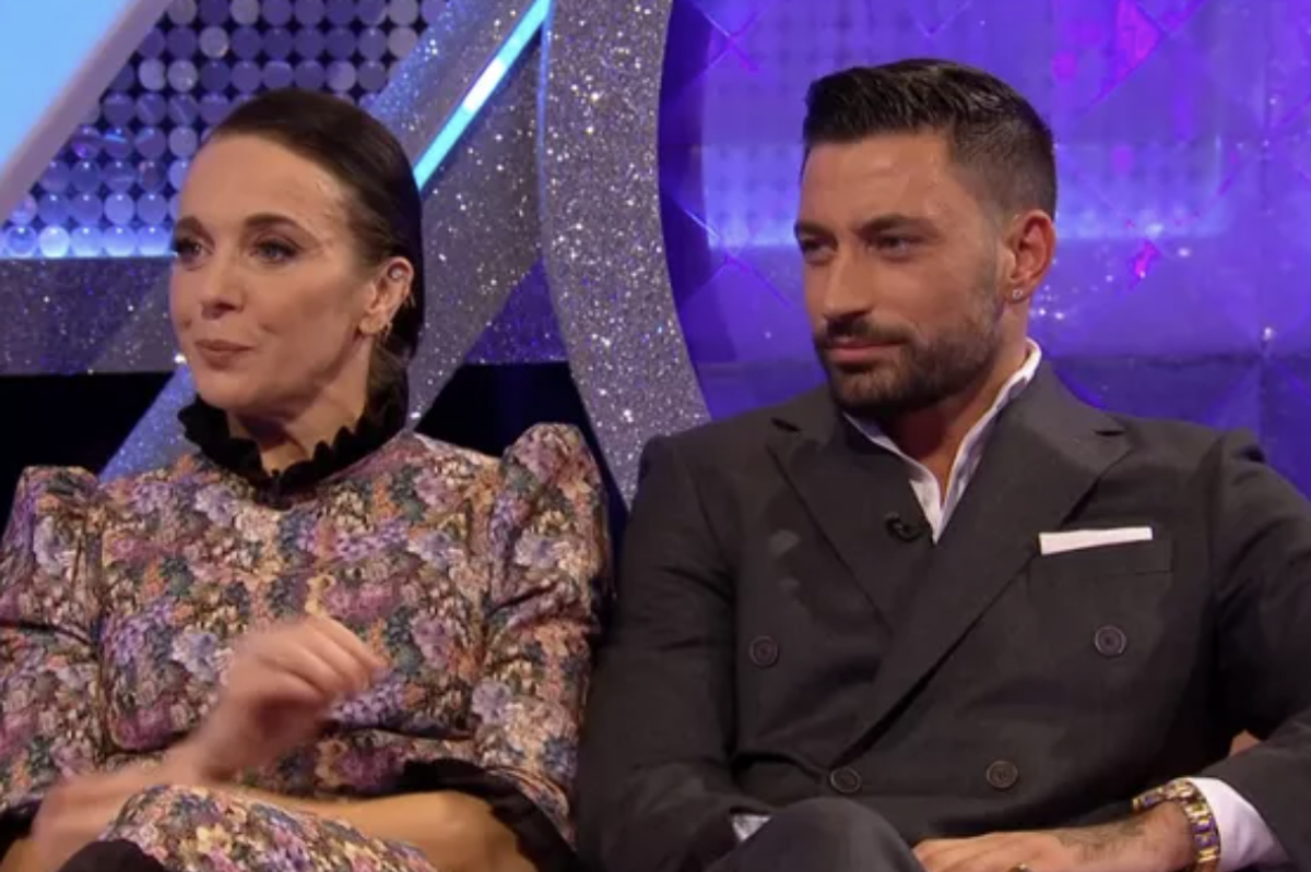 Amanda Abbington and Giovanni Pernice
