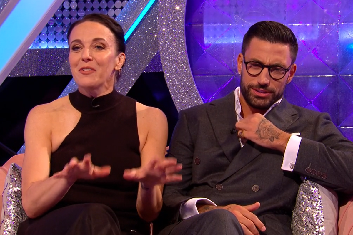 Amanda Abbington and Giovanni Pernice