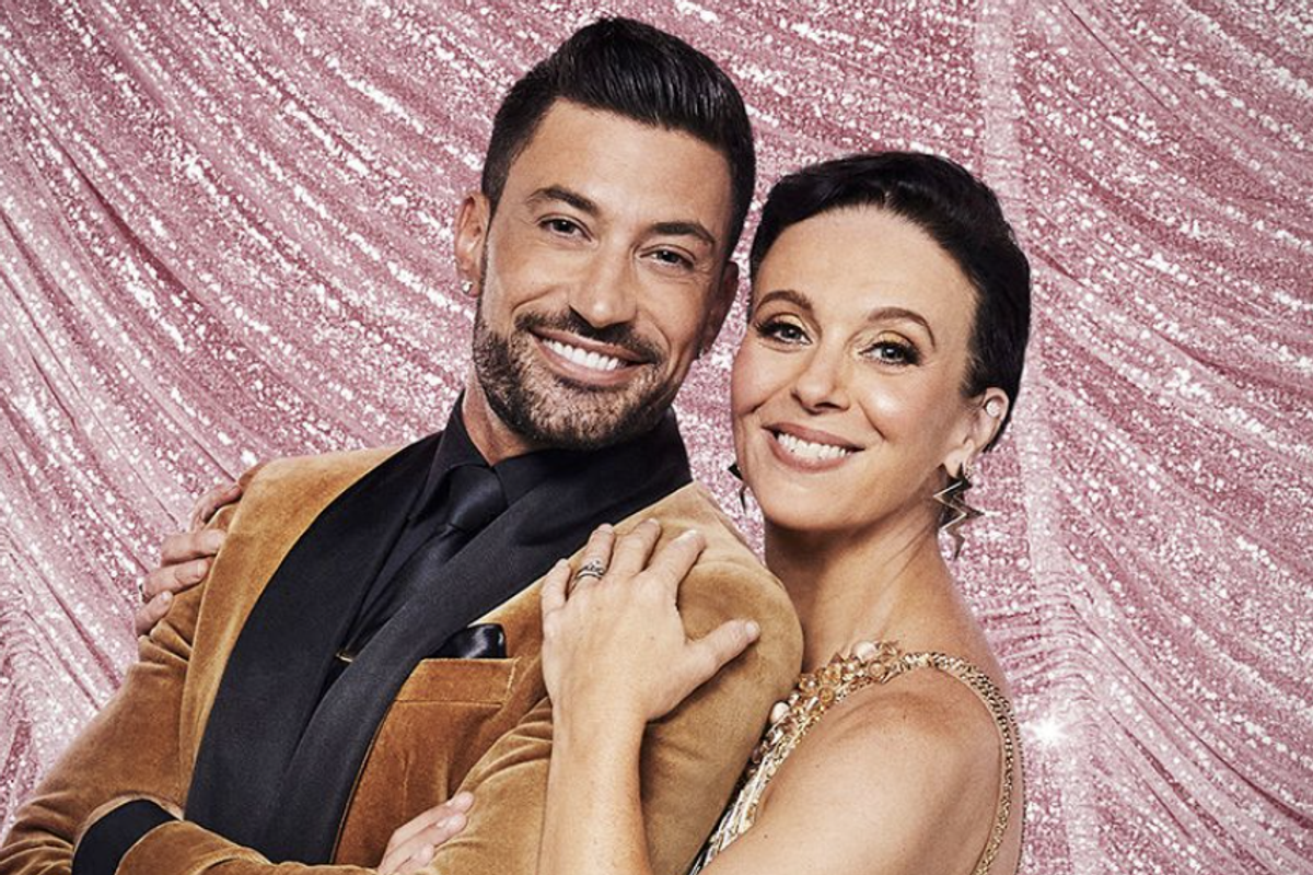 Amanda Abbington and Giovanni Pernice