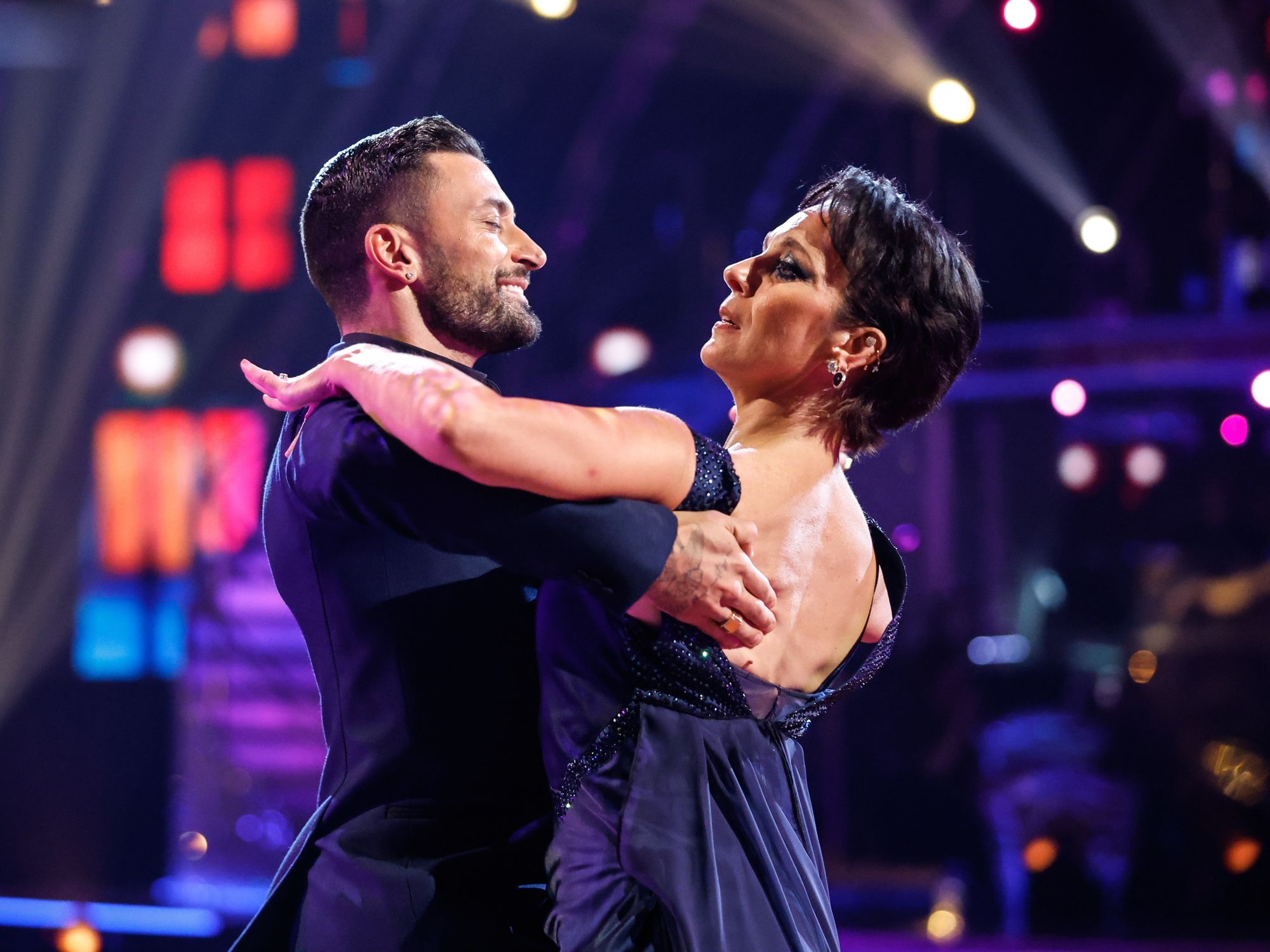 Amanda Abbington and Giovanni