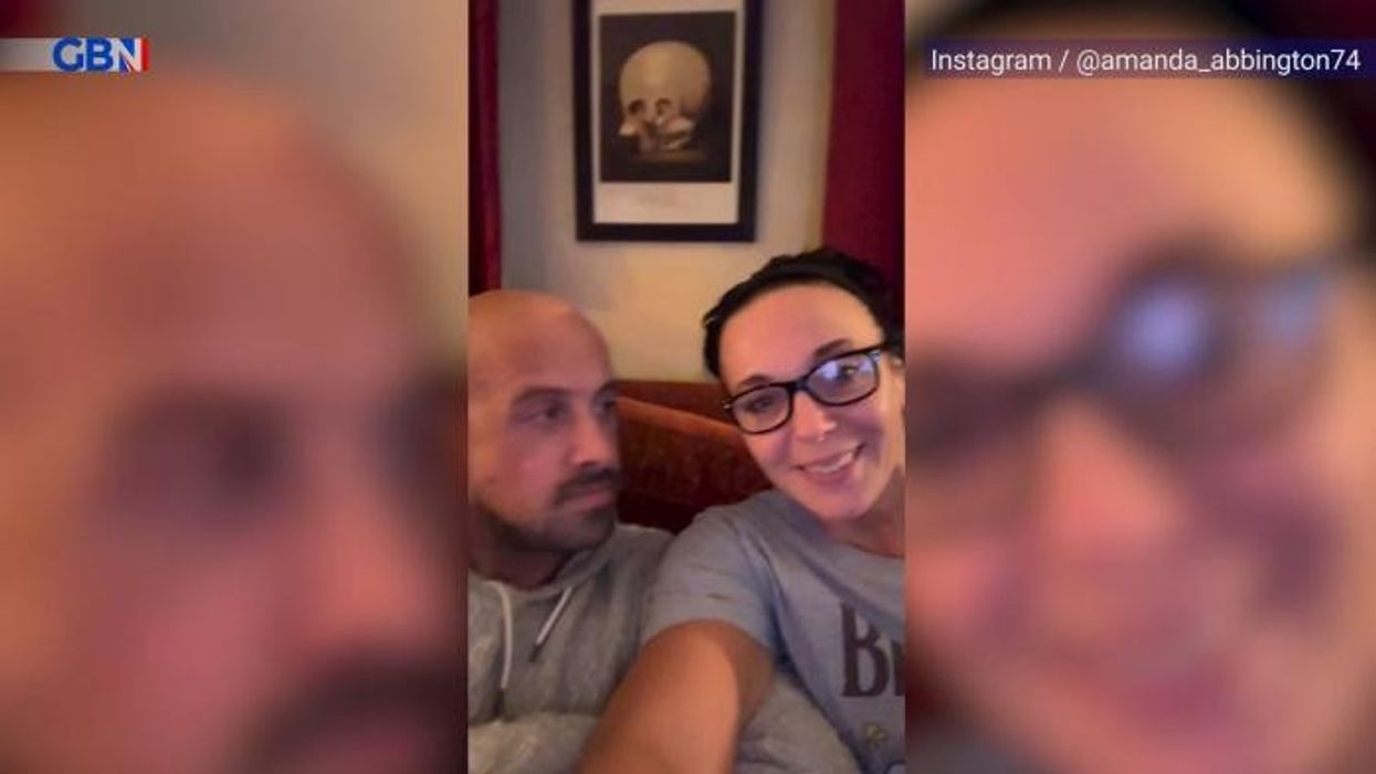 Amanda Abbington forced to wear a brace as star suffers 'popped rib' injury after risky Strictly lift