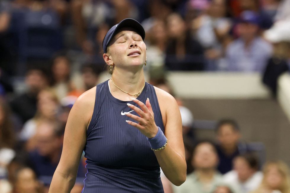 Amanda Anisimova was no match for Aryna Sabalenka's power