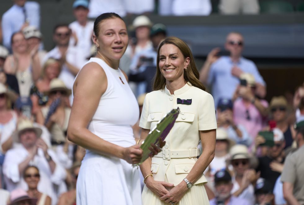 Amanda Anisimova Wimbledon Princess Kate