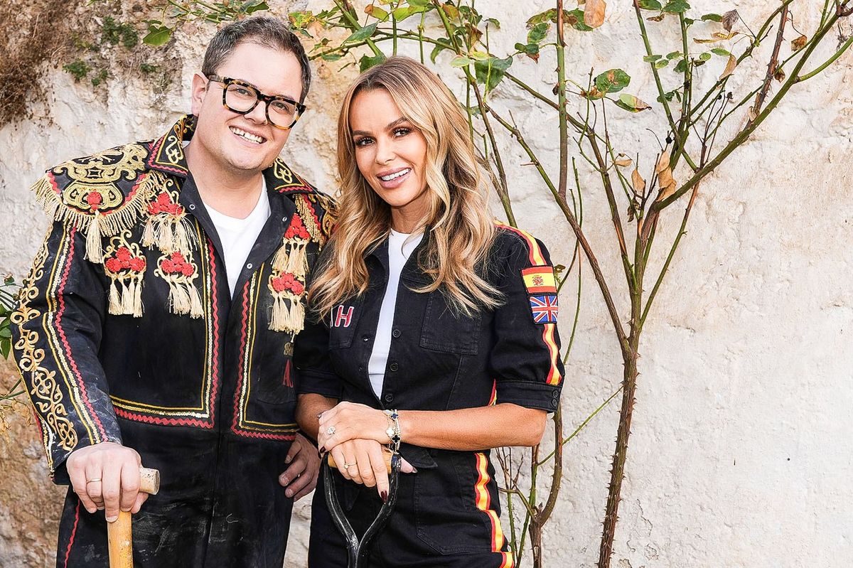 Amanda Holden and Alan Carr