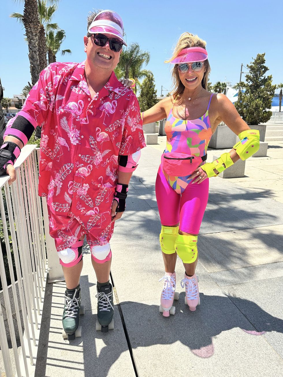 Amanda Holden and Alan Carr