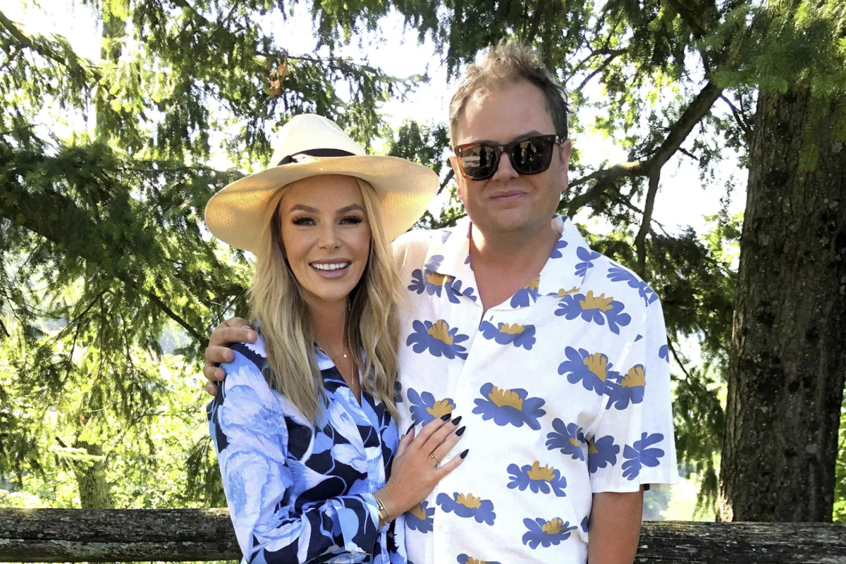 Amanda Holden and Alan Carr