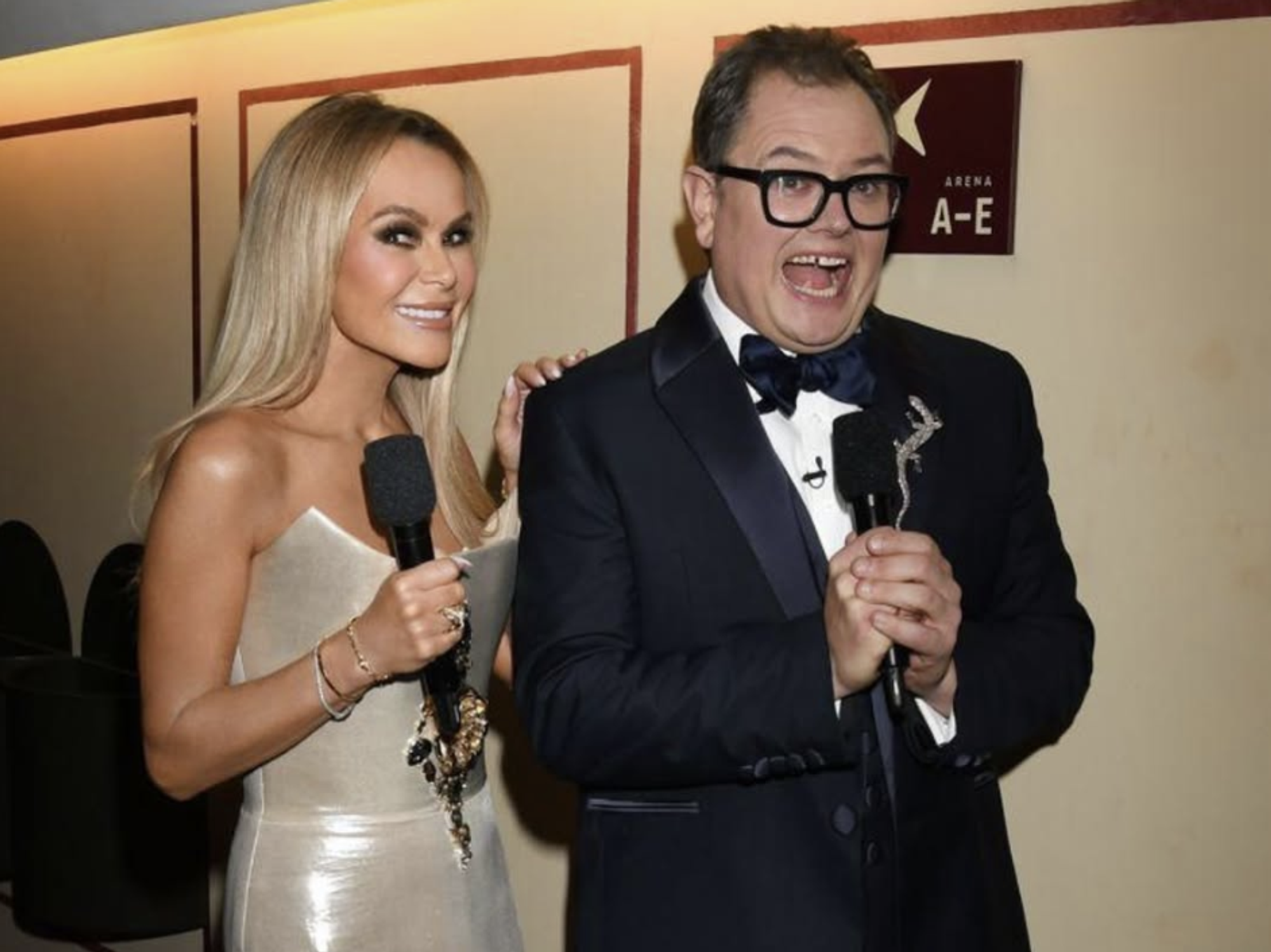 Amanda Holden and Alan Carr