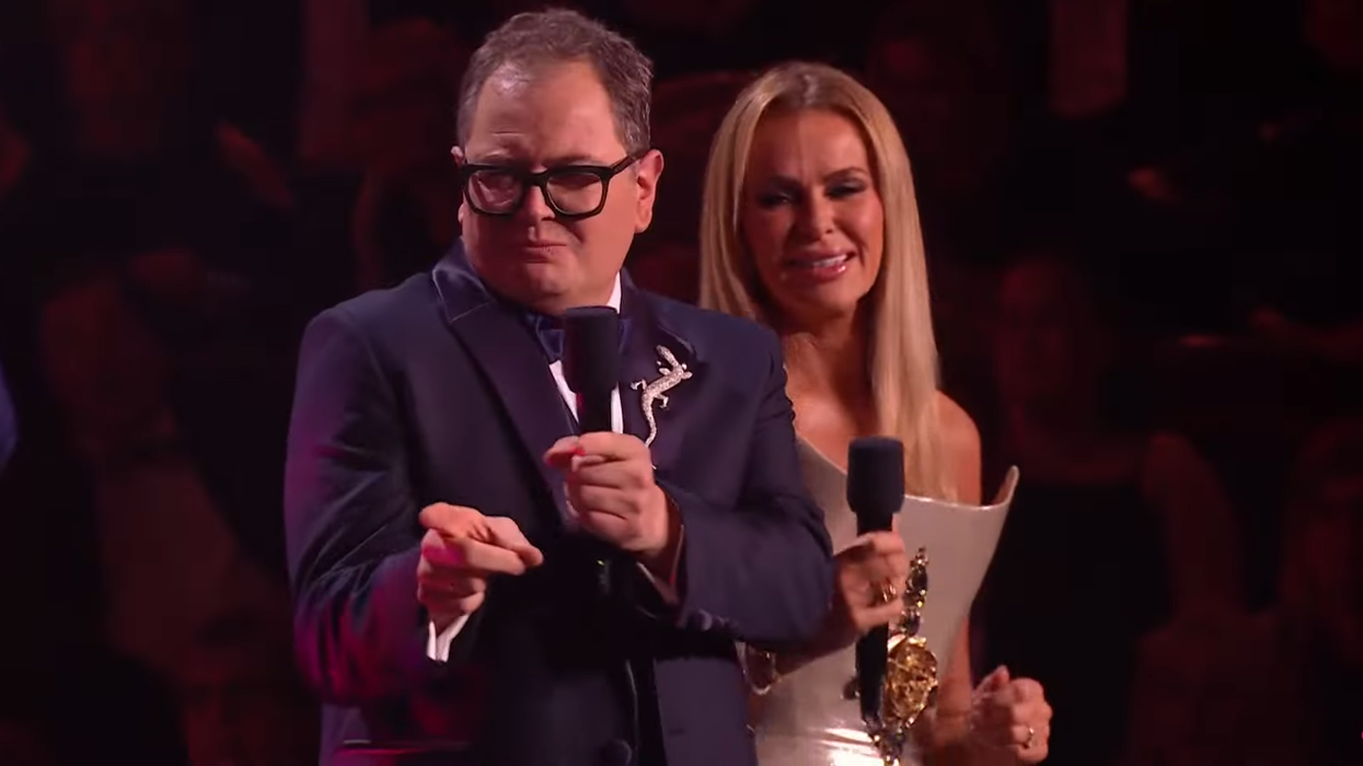 Amanda Holden and Alan Carr