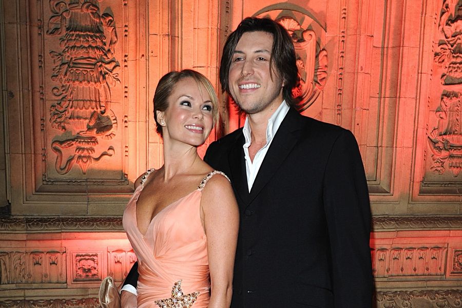 Amanda Holden and Chris Hughes