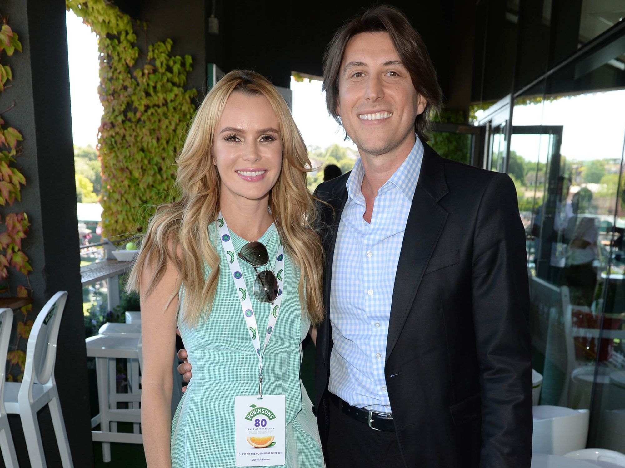 Amanda Holden and Chris Hughes