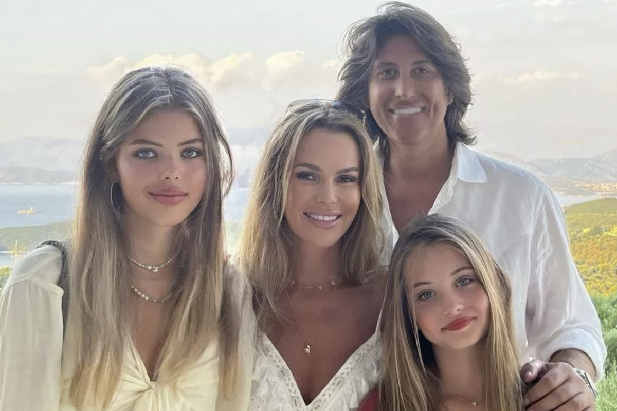 Amanda Holden and Chris Hughes