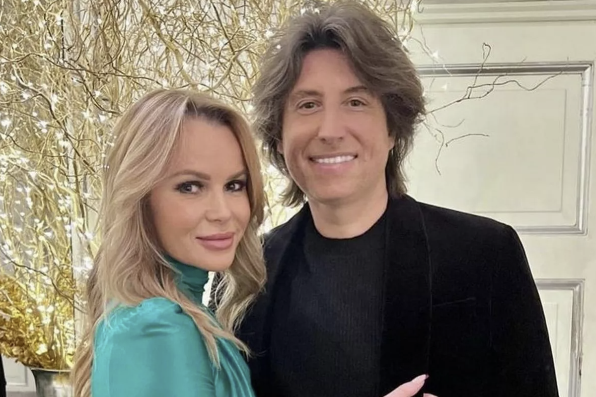 Amanda Holden and Chris Hughes