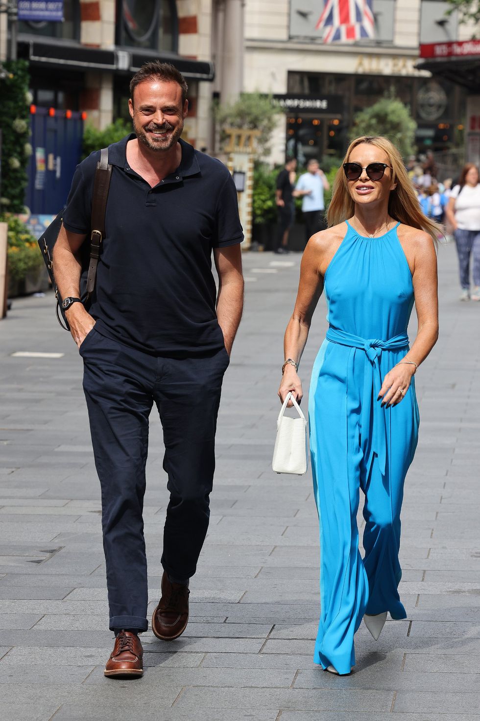 Amanda Holden and Jamie Theakston
