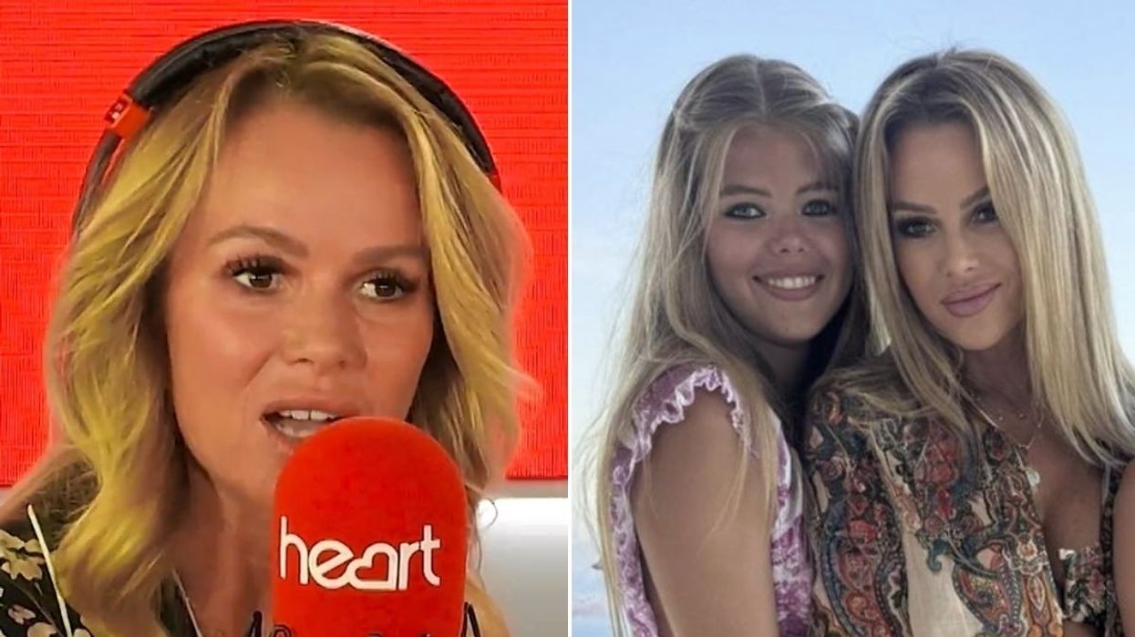 Amanda Holden and Lexi Hughes